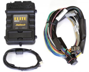 Elite 950 + Premium Universal Wire-in Harness Kit  Length: 5.0m (16’)  Outputs: Up to 8 injector and 4 ignition.  Suits: Universal 1-8 cylinder or 2 rotor applications.