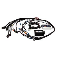 Elite 950 Premium Universal Wire-in Harness  Length: 2.5m (8’).  Includes: Firewall grommet, moulded 6 power circuit Haltech fuse box and lid. 2 relays, 4 fuses and pins for the 4 spare power circuits.