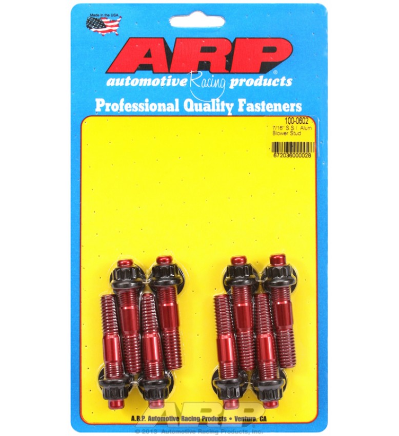 ARP Hardware - Alum 7/16 x 2.500" blower stud kit