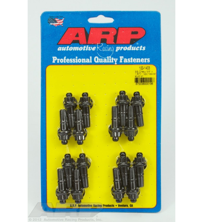 ARP Hardware - SB Chevy 12pt .875 UHL header bolt kit