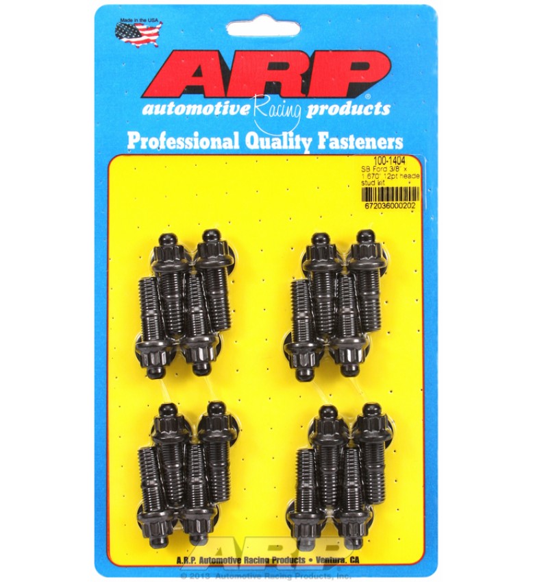ARP Hardware - SB Ford 3/8 x 1.670" 12pt header stud kit