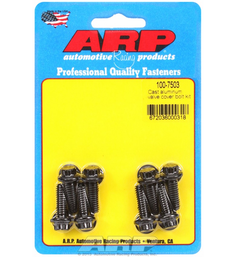 ARP Hardware - Cast aluminum 12pt valve cover bolt kit