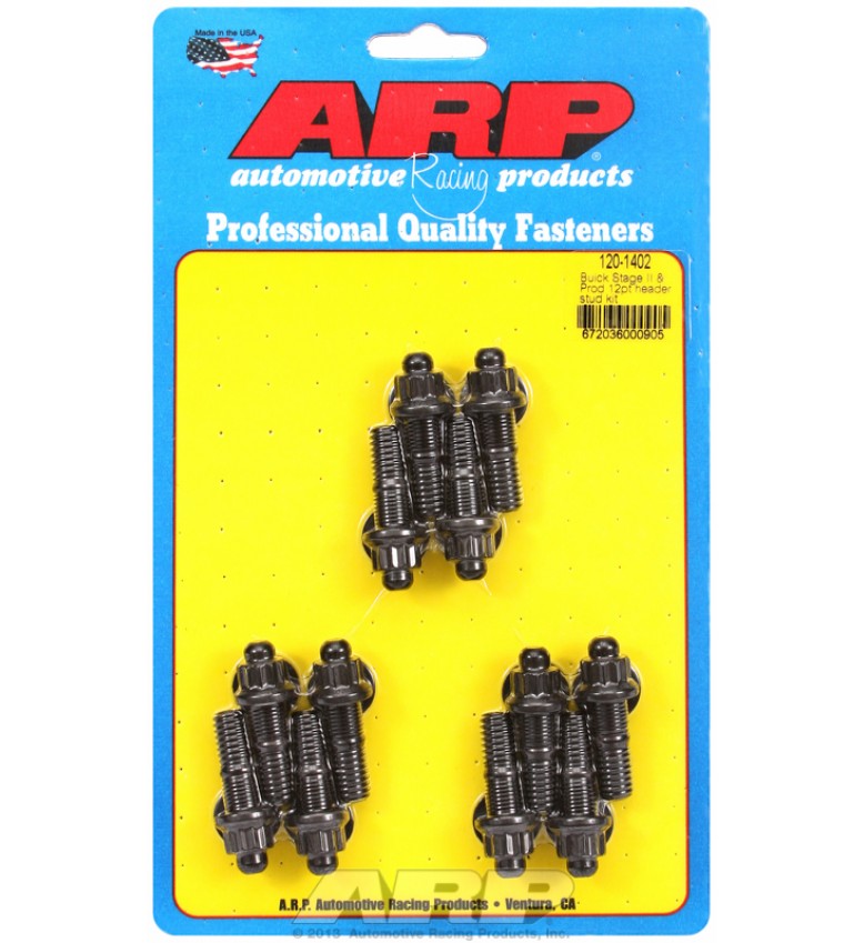 ARP Hardware - Buick Stage II & Prod 12pt header stud kit