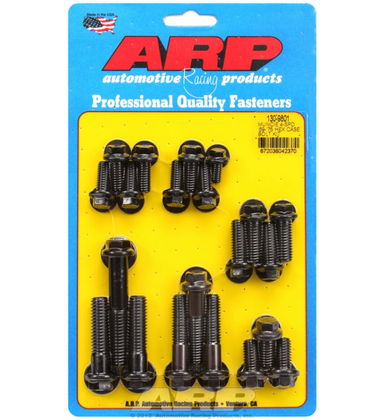 ARP Hardware - Muncie 4-spd '69-'75 hex trans case bolt kit