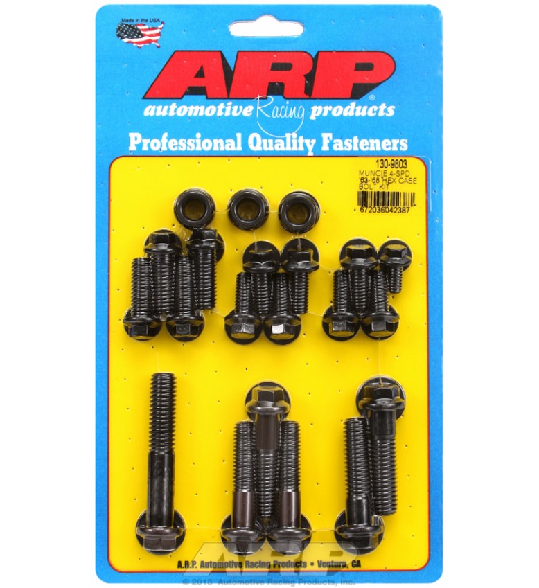 ARP Hardware - Muncie 4-spd '63-'68 hex trans case bolt kit