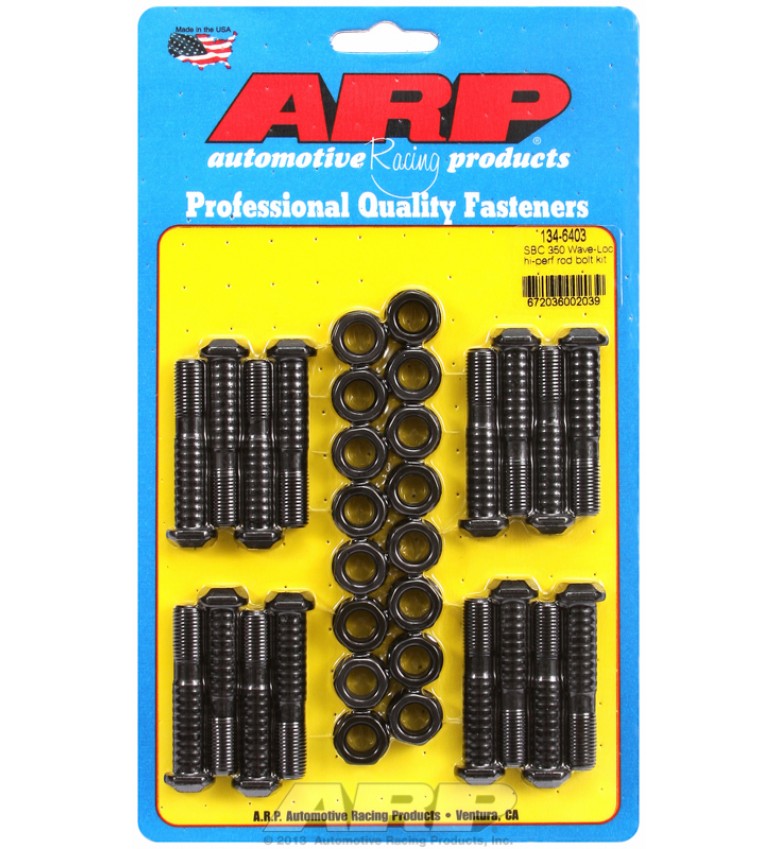 ARP Hardware - SB Chevy 350 wave-loc hi-perf rod bolt kit