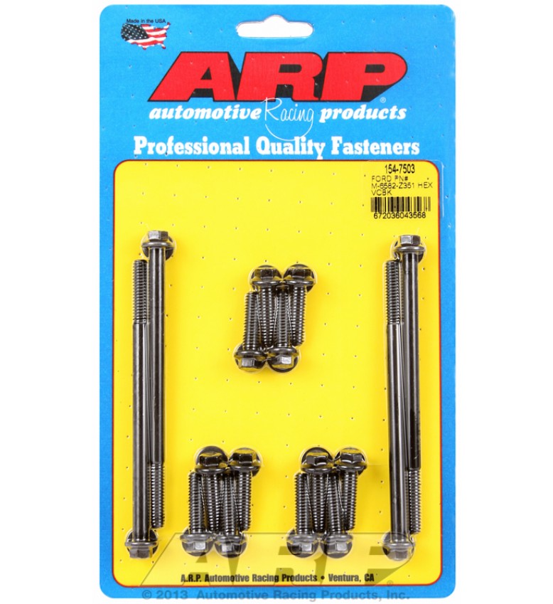 ARP Hardware - SB Ford PN# M-6582-Z351 hex valve cover bolt kit