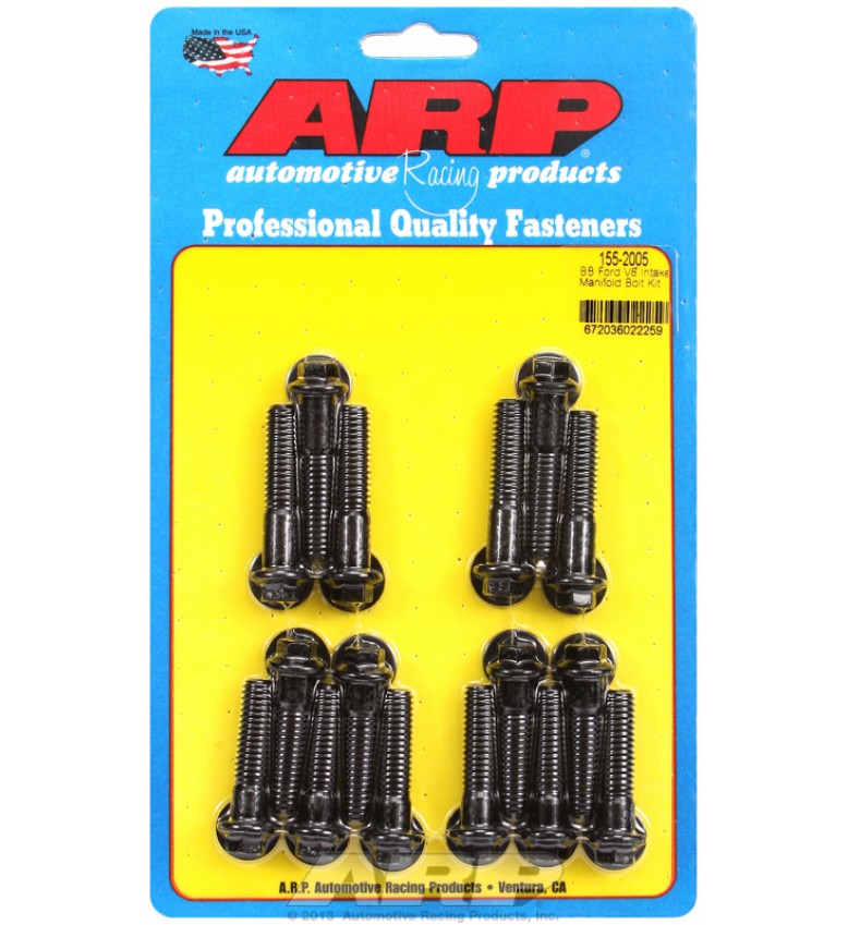 ARP Hardware - BB Ford V8 hex intake manifold bolt kit