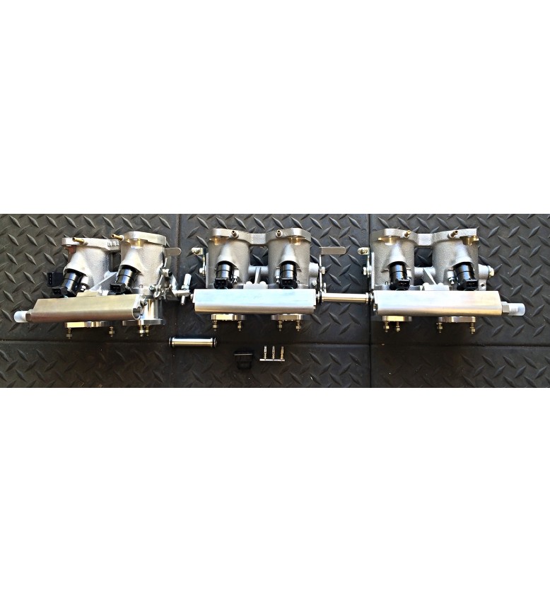 Universal TRIPLE ITB Package for use with existing TRIPLE Weber DCOE Carb Intake 