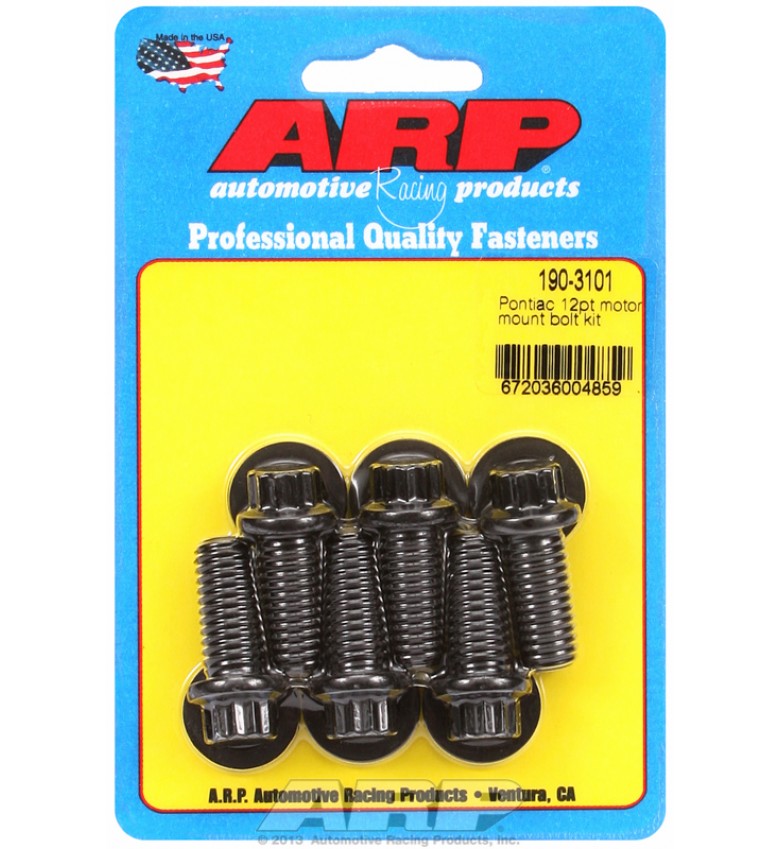 ARP Hardware - Pontiac 12pt motor mount bolt kit