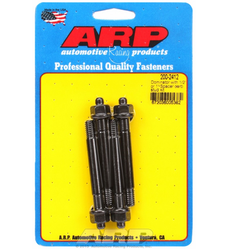 ARP Hardware - Dominator with 1/2" or 1" spacer carb stud kit