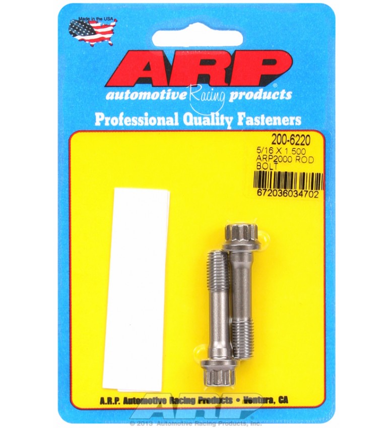 ARP Hardware - 5/16" X 1.5 ARP2000 rod bolt kit