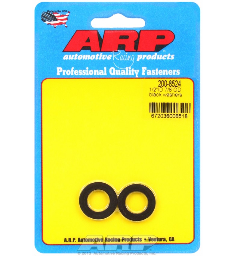 ARP Hardware - 1/2 ID 7/8 OD black washers