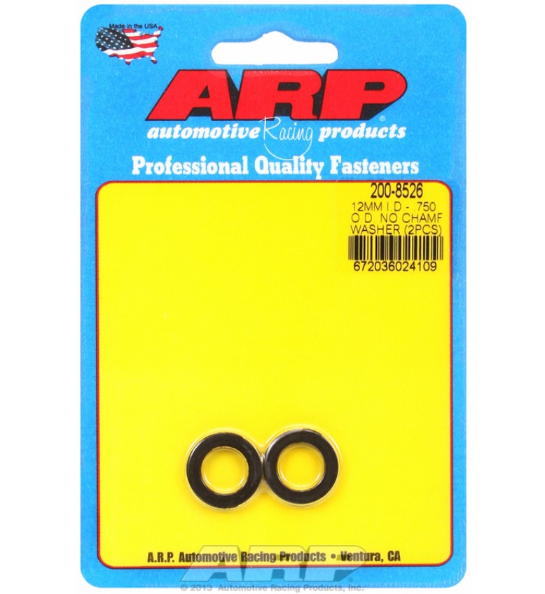 ARP Hardware - M12 ID .750 OD  no chamfer washers