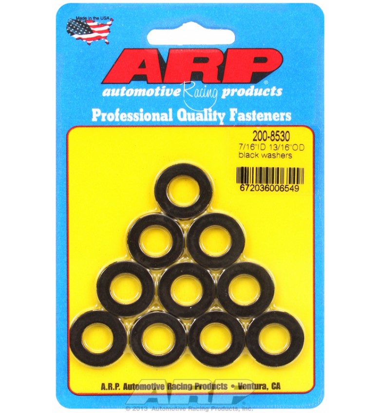 ARP Hardware - 7/16 ID 13/16 OD black washers