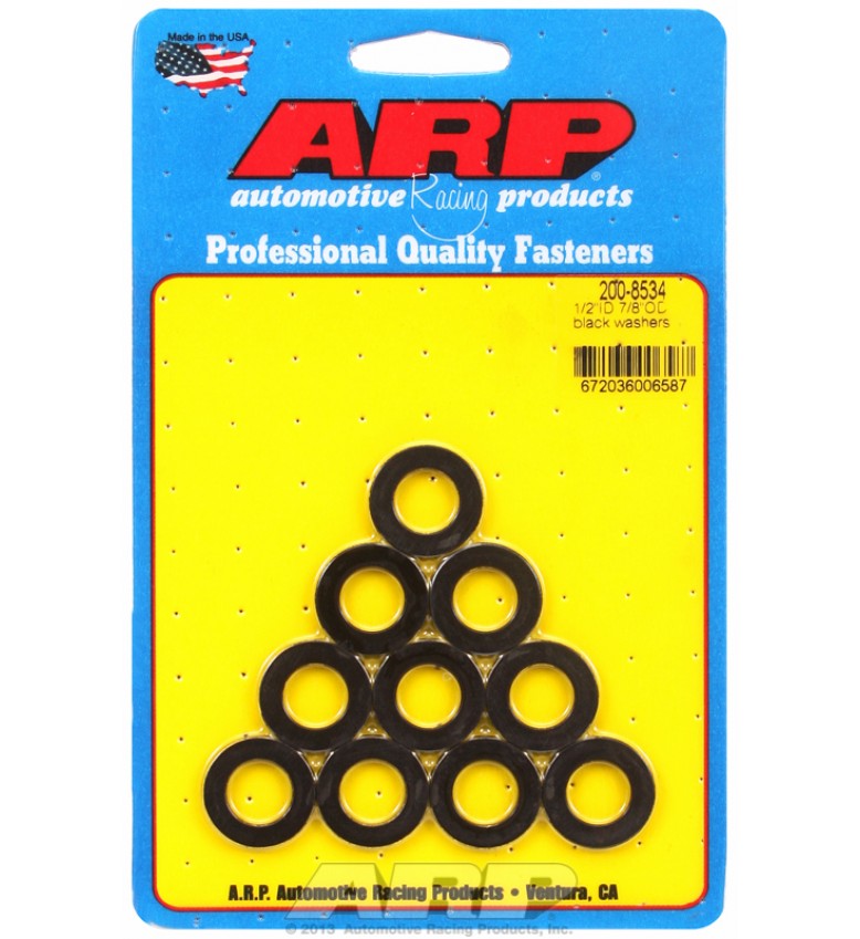ARP Hardware - 1/2 ID 7/8 OD black washers