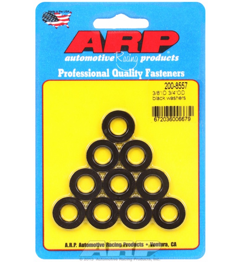 ARP Hardware - 3/8 ID 3/4 OD black washers