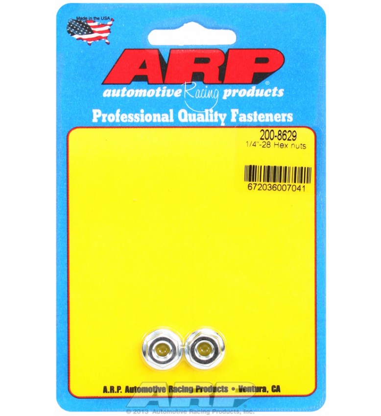 ARP Hardware - 1/4-28 hex nut kit