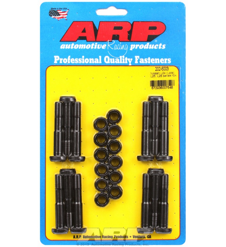 ARP Hardware - Nissan L24 (Late)  L26  L28, VG30E & VG30ET series rod bolt kit 