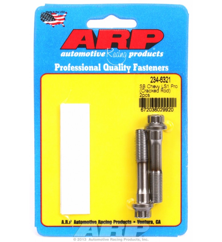 ARP Hardware - SB Chevy LS1 "Cracked Rod" rod bolt kit 2pc