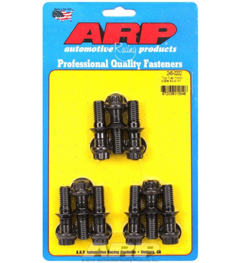 ARP Hardware - Top fuel motor plate w/1/4" spacer stud kit
