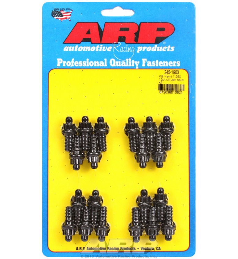 ARP Hardware - KB Hemi 1.250" 12pt oil pan stud kit
