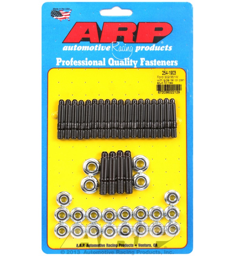 ARP Hardware - Ford 302-351W hex oil pan w/side rail
