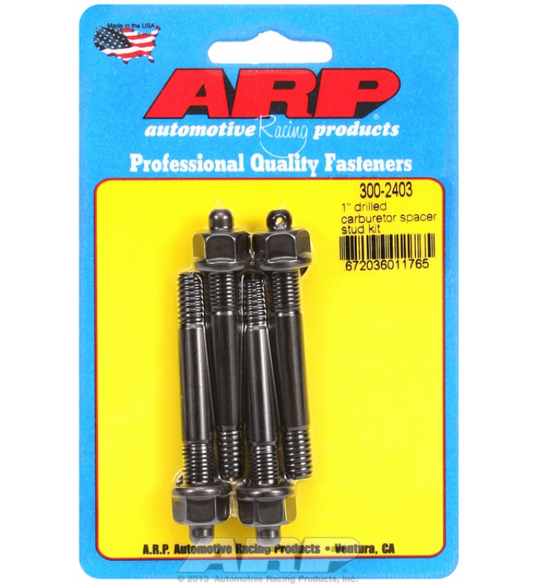 ARP Hardware - 1" drilled carburetor spacer stud kit