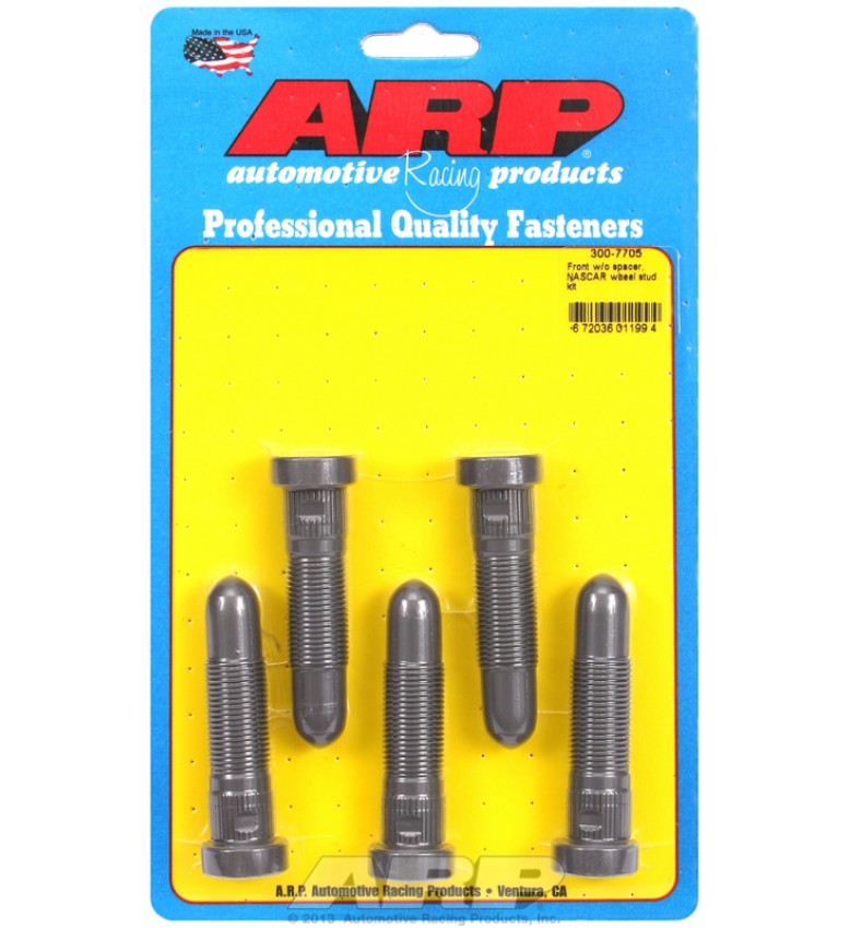 ARP Hardware - Front w/out spacer, NASCAR wheel stud kit