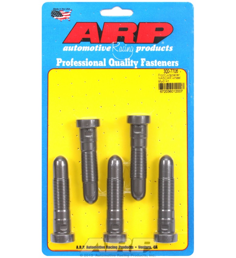 ARP Hardware - Front w/spacer, NASCAR wheel stud kit