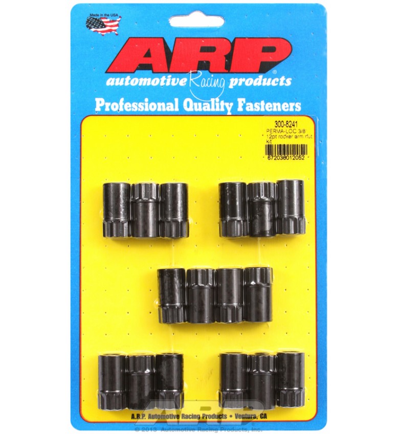 ARP Hardware - Adjustable 3/8 12pt rocker arm nut kit