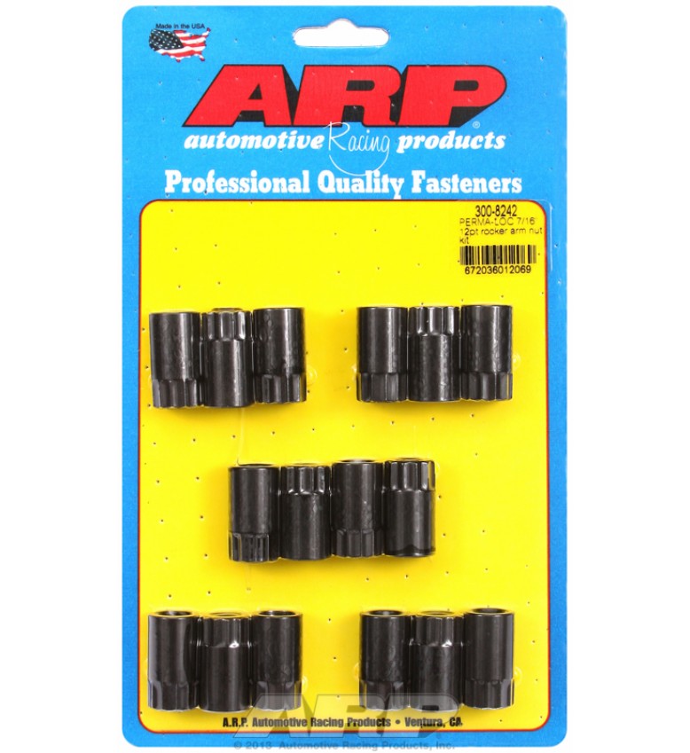ARP Hardware - Adjustable 7/16 12pt rocker arm nut kit