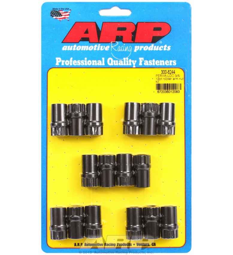 ARP Hardware - Adjustable 3/8 12pt rocker arm nut kit