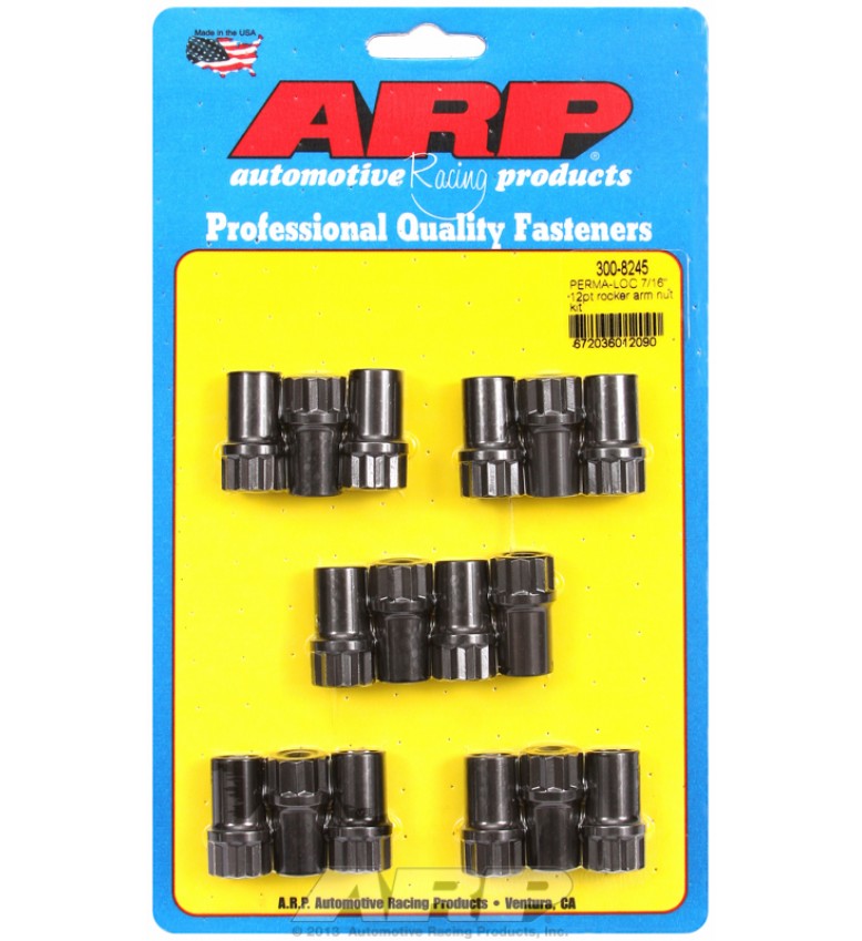 ARP Hardware - Adjustable 7/16 12pt rocker arm nut kit