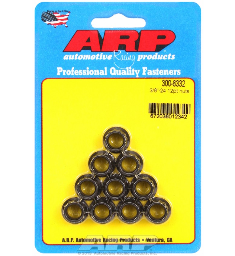 ARP Hardware - 3/8-24 12pt nut kit