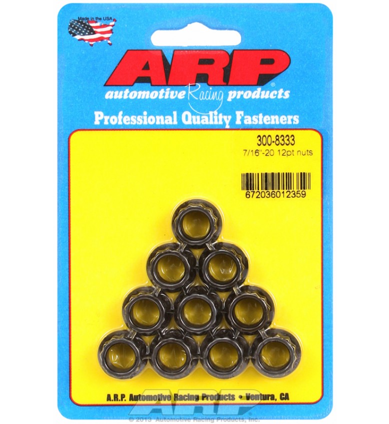 ARP Hardware - 7/16-20 12pt nut kit
