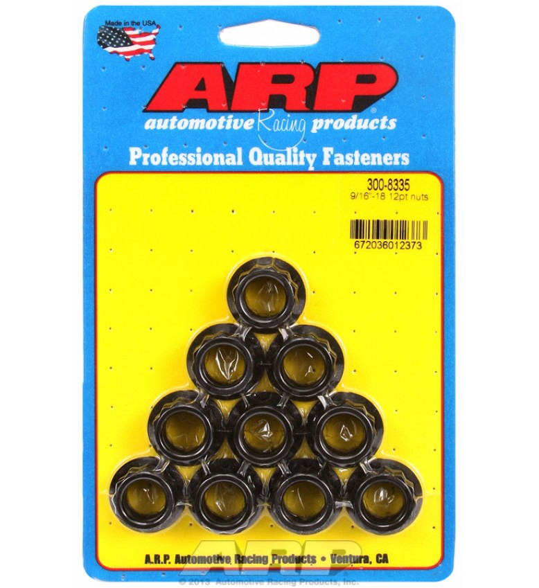 ARP Hardware - 9/16-18 12pt nut kit