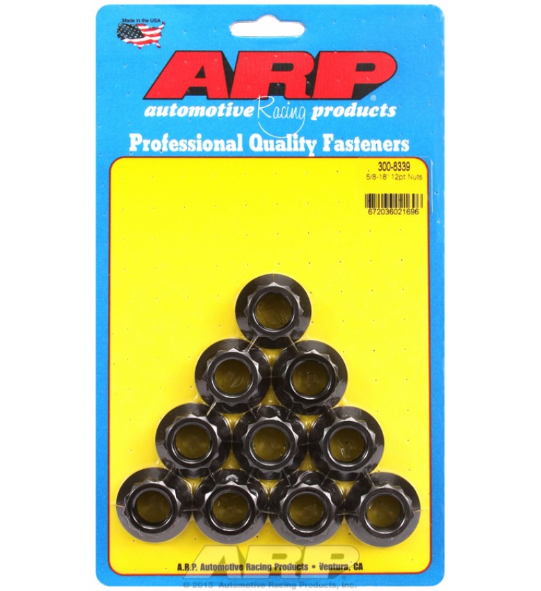 ARP Hardware - 5/8-18" 12pt nut kit