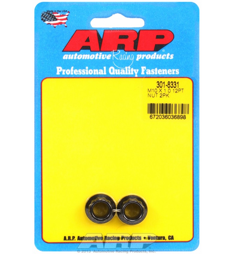 ARP Hardware - M10 X 1.0 12pt nut kit