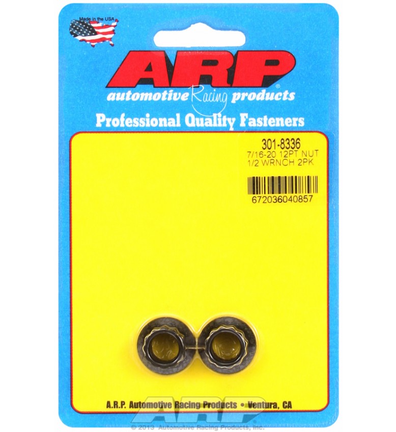ARP Hardware - 7/16-20 1/2 socket 12 pt nut kit