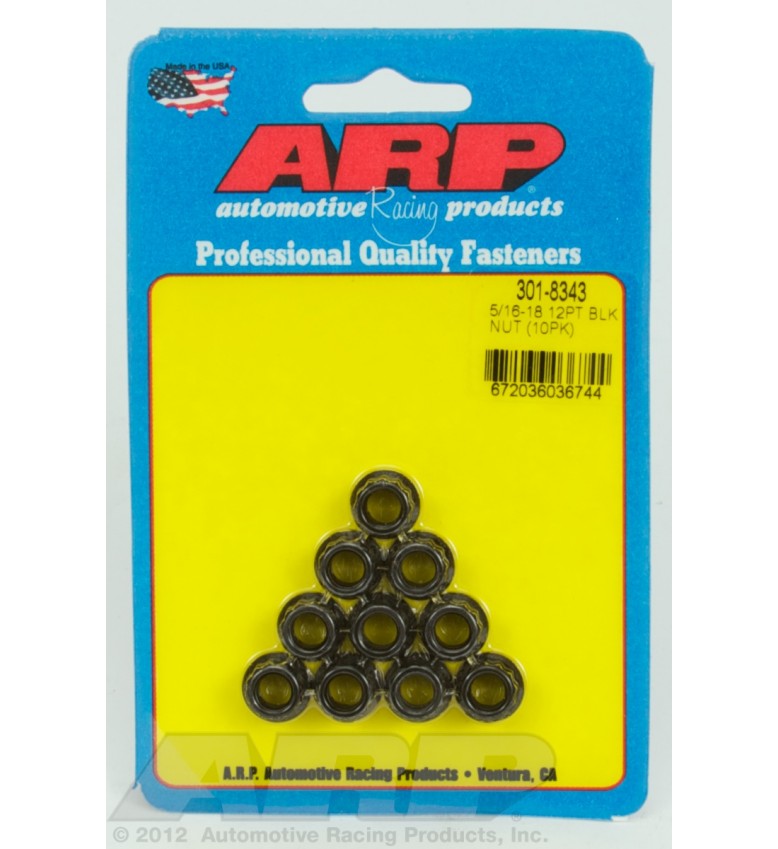 ARP Hardware - M10 X 1.00 12pt nut kit