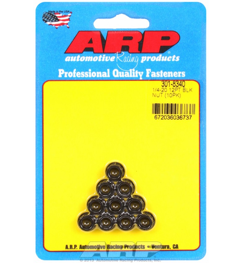 ARP Hardware - 1/4-20 12pt nut kit