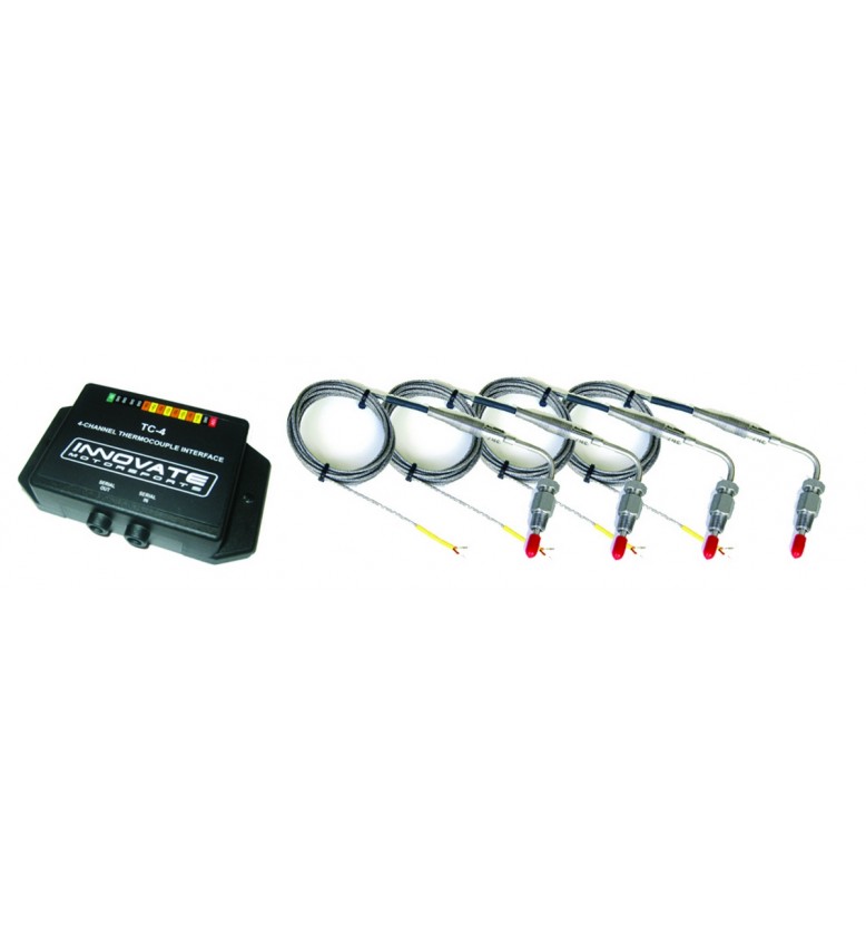 Innovate Motorsports - 4-Channel EGT Kit (TC-4, 4 Type-K EGT Probes) *NEW!
