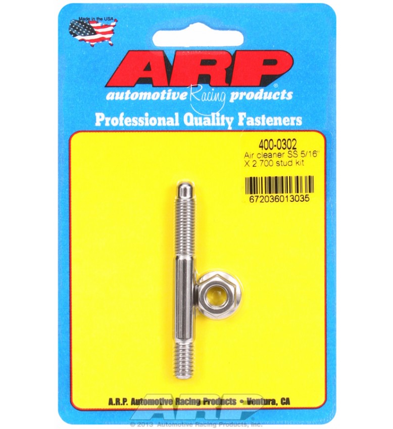 ARP Hardware - 5/16 x 2.700 SS air cleaner stud kit
