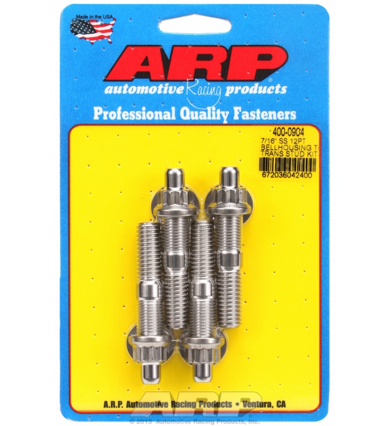 ARP Hardware - 7/16" SS 12pt bellhousing to trans stud kit
