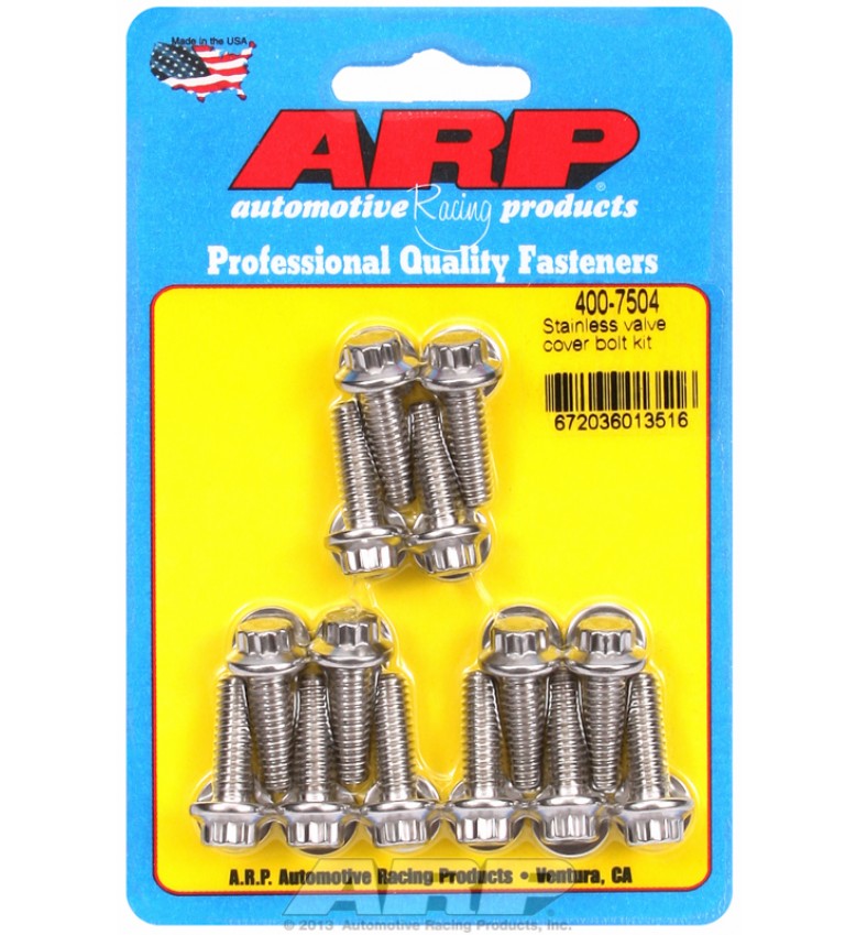 ARP Hardware - SS valve cover bolt kit