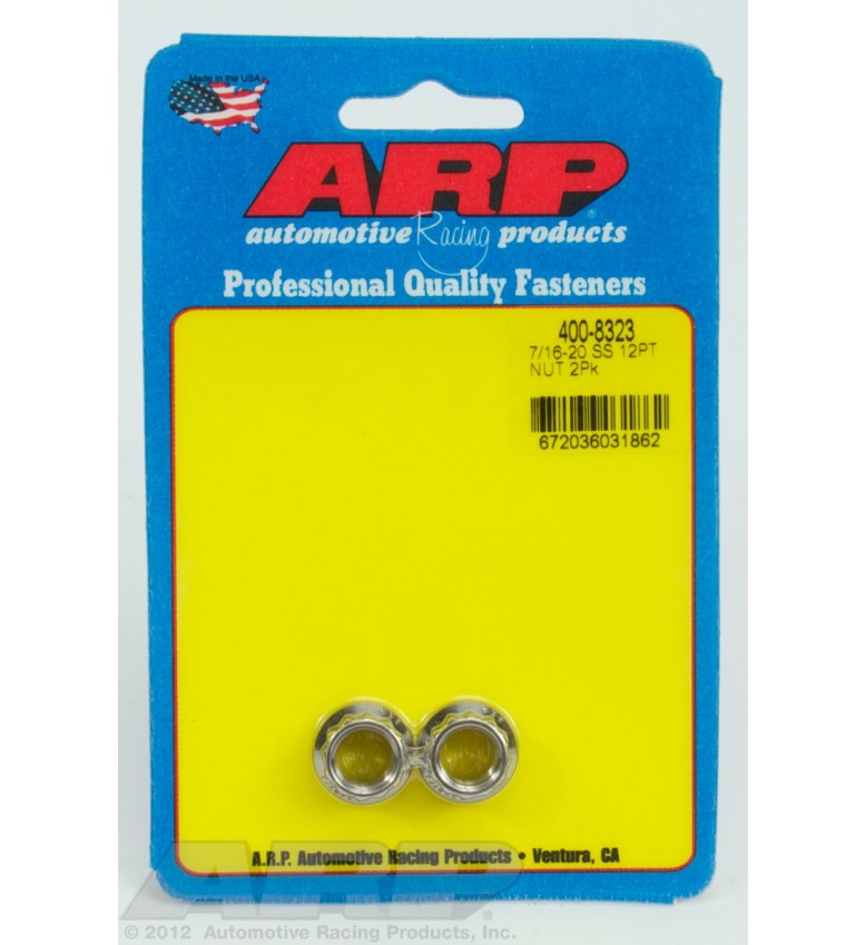 ARP Hardware - M8 X 1.25 SS M10 socket 12pt nut kit
