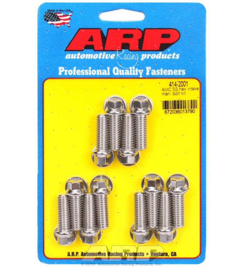 ARP Hardware - AMC SS hex intake manifold bolt kit