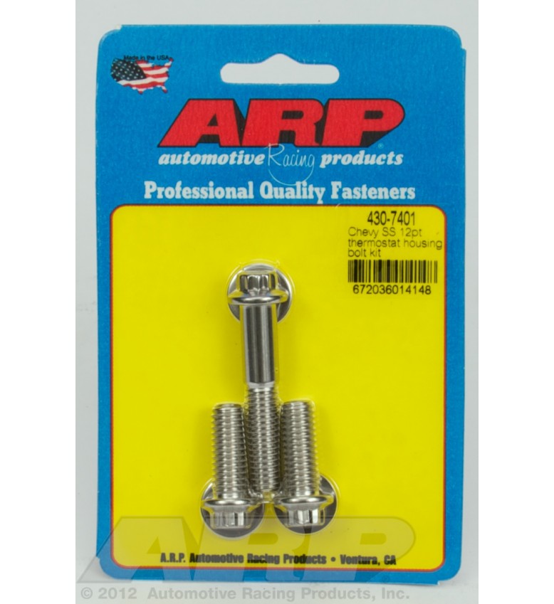 ARP Hardware - GM 3/8 X 1.750/4.400 12pt SS starter bolt kit