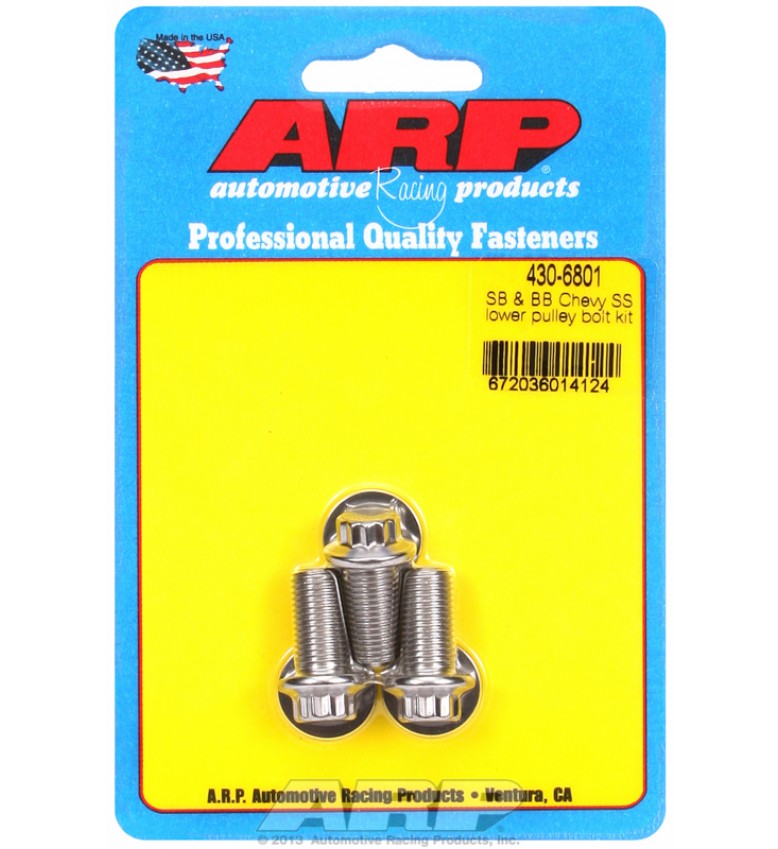 ARP Hardware - SB & BB Chevy SS lower pulley bolt kit